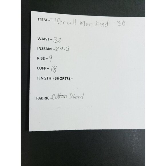 7 For All Man Kind Denim Capri Women's Size 30 - Picture 6 of 7